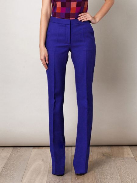 cobalt trousers