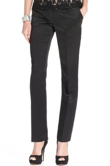 Tahari Skinny Tuxedo Trousers - Lyst