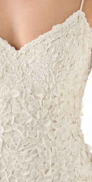 Theia Sleeveless Petal Gown - Lyst