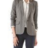 Theory Gabrielle Tailor Blazer in Silver - Lyst