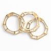 Tory Burch Audrina Logo Stack Rings in Gold - Lyst