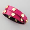 Tory Burch Macrame Caviar Bracelet Black in Black (magenta) - Lyst