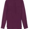 3.1 Phillip Lim Henley Silk Blouse in Purple (berry) - Lyst