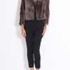 3.1 Phillip Lim Motorcycle Shearling Jacket in Brown - Lyst