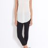 3.1 Phillip Lim Silk Draped Neck Tank Top in White - Lyst