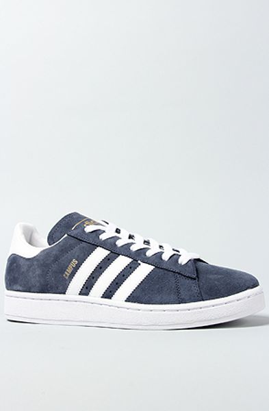 navy blue adidas campus