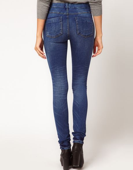 ultra high waisted skinny jeans