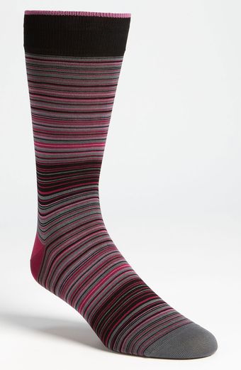 Bugatchi Uomo Stripe Socks - Lyst