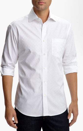 Bugatchi Uomo Classic Fit Sport Shirt - Lyst
