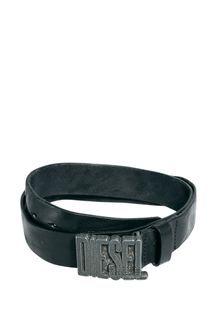 Diesel Leather Buckle Belt - Lyst