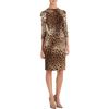 Dolce & Gabbana Press Pleat Dress in Animal (leopard) - Lyst