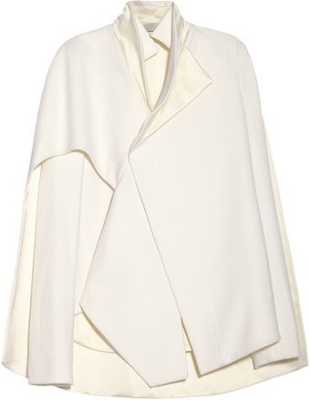 Esteban Cortazar Cape-Back Wool-Blend and Duchess Satin Jacket - Lyst