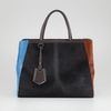 Fendi 2jours Calf Hair Tote Bag Blacksugar Paper in Blue (black) - Lyst