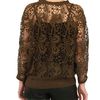 Isabel Marant Guipure Lace Cotton Sweatshirt in Brown - Lyst