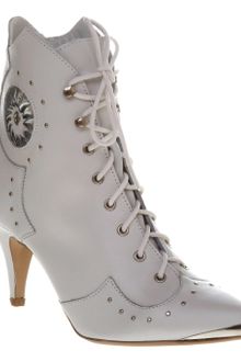 Office Lexy Lace Up White Leather - Lyst