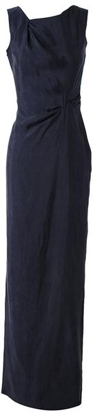 Roksanda Ilincic Washed Satin Bicolour Gown - Lyst
