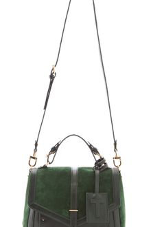 Tory Burch Suede 797 Medium Satchel - Lyst