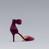 Zara Basic Vamp and Heel in Red (bordeaux) - Lyst