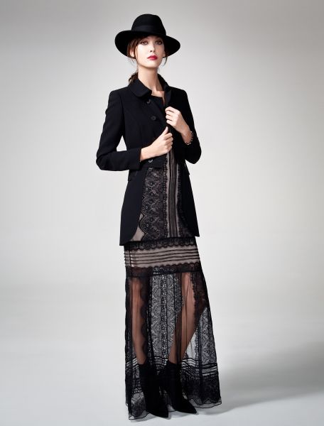 Alice By Temperley Long Lottie Dress Short Slip in Black (black mix) - Lyst