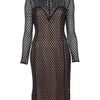 Alice By Temperley Davis Dress in Beige (black/nude) - Lyst