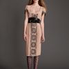 Alice By Temperley Rita Dress in Pink (nude/black) - Lyst