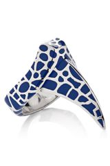 Dominic Jones Ss Blue Claw Ring