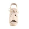 Donna Karan New York Wedge Pumps  in Beige (s) - Lyst