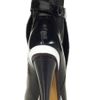 Fendi Fw Victorian Stretch Bootie with Shagreen Apron in Gray (black/grey) - Lyst