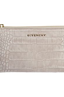 Givenchy Crocstamped Pandora Zip Around Wallet - Lyst