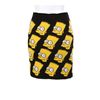 Jeremy Scott Wool Knit Mini Skirt in Yellow (red) - Lyst