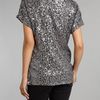 Michael By Michael Kors All Over Sequin Top in Gray (gunmetal) - Lyst