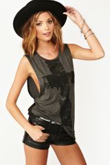 Nasty Gal Cross Fade Muscle Tee