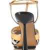 Nicholas Kirkwood Prespring Strappy Sandal in Black (black/gold/silver) - Lyst