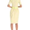 Preen Resort Sara Dress in Yellow (yellow/beige) - Lyst