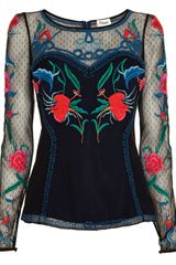 Temperley London Eliah Flower Top
