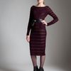 Temperley London Judith Pencil Dress in Purple (bordeaux) - Lyst