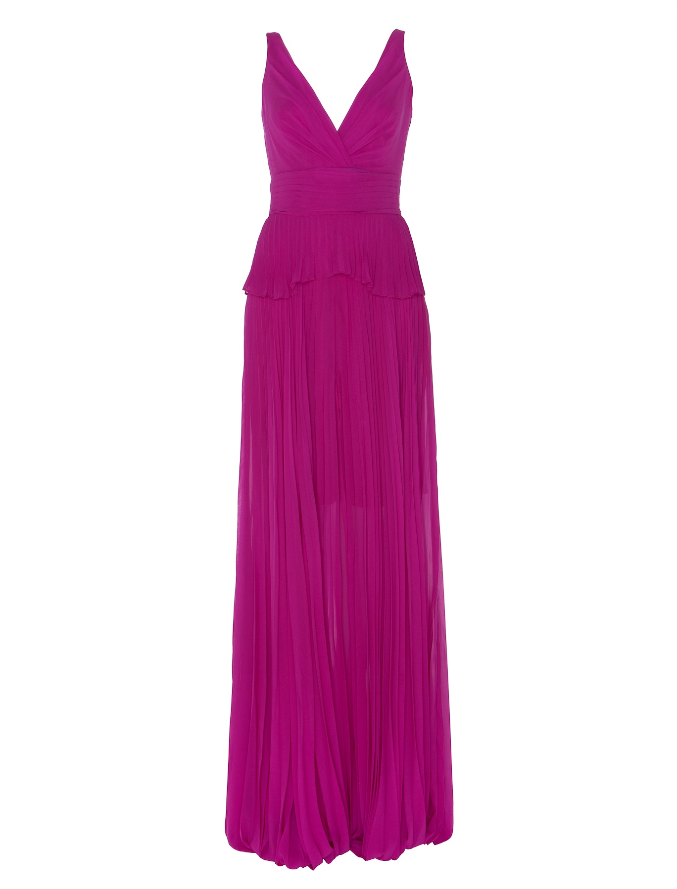 Temperley London Long Serena Dress in Purple (fuschia)