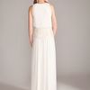 Temperley London Long Deco Beaded Dress in White (ivory) - Lyst