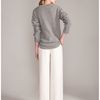 Temperley London V Neck Jumper in Gray (light grey) - Lyst