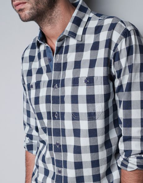 zara check shirt