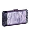 Edie Parker Ss Back Lit Lavender Pearlescent Lara Clutch in Purple (lavender/dk purple) - Lyst