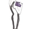 Edie Parker Ss Back Lit Lavender Pearlescent Lara Clutch in Purple (lavender/dk purple) - Lyst