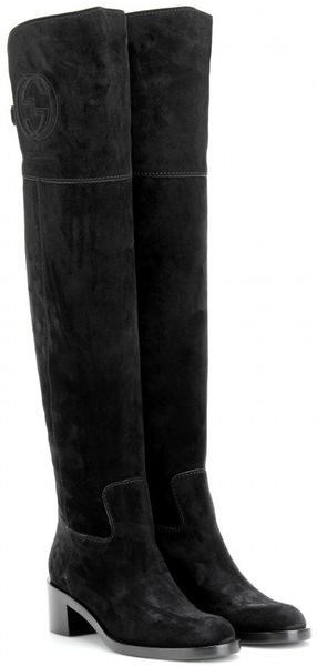 Gucci Soho Suede Boots - Lyst