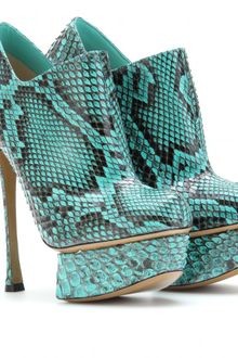 Nicholas Kirkwood Python Leather Ankle Boots - Lyst