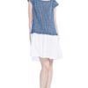 Thakoon Addition Ss Denim Knit Cape Back Dress in White (denim blue) - Lyst