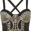 Topshop Coin Stud Bralet in Black - Lyst