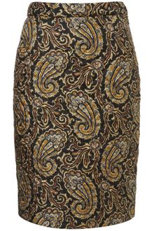Topshop Quilted Silk Paisley Skirt By Jw Anderson For Topshop - Lyst