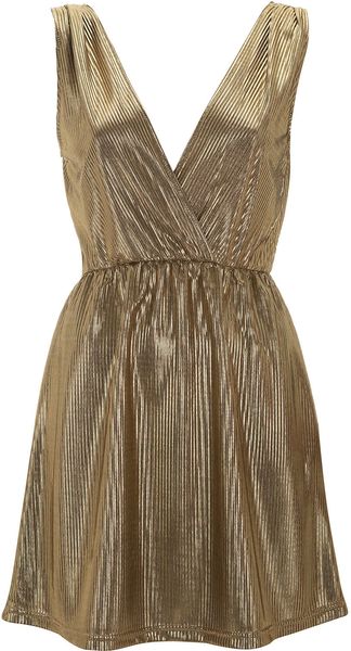 Topshop Short Wrap Dress By Oh My Love - Lyst
