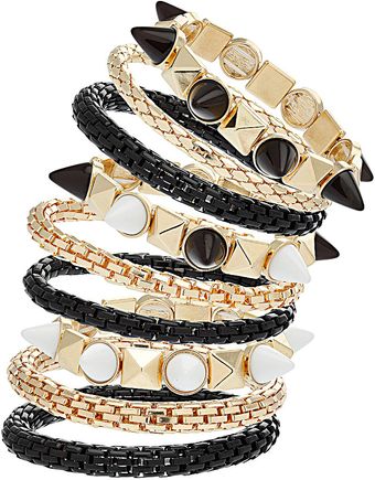 Topshop Spike Mesh Multi Pack - Lyst