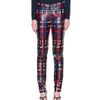Tory Burch Christina Plaid Leather Pant in Multicolor - Lyst